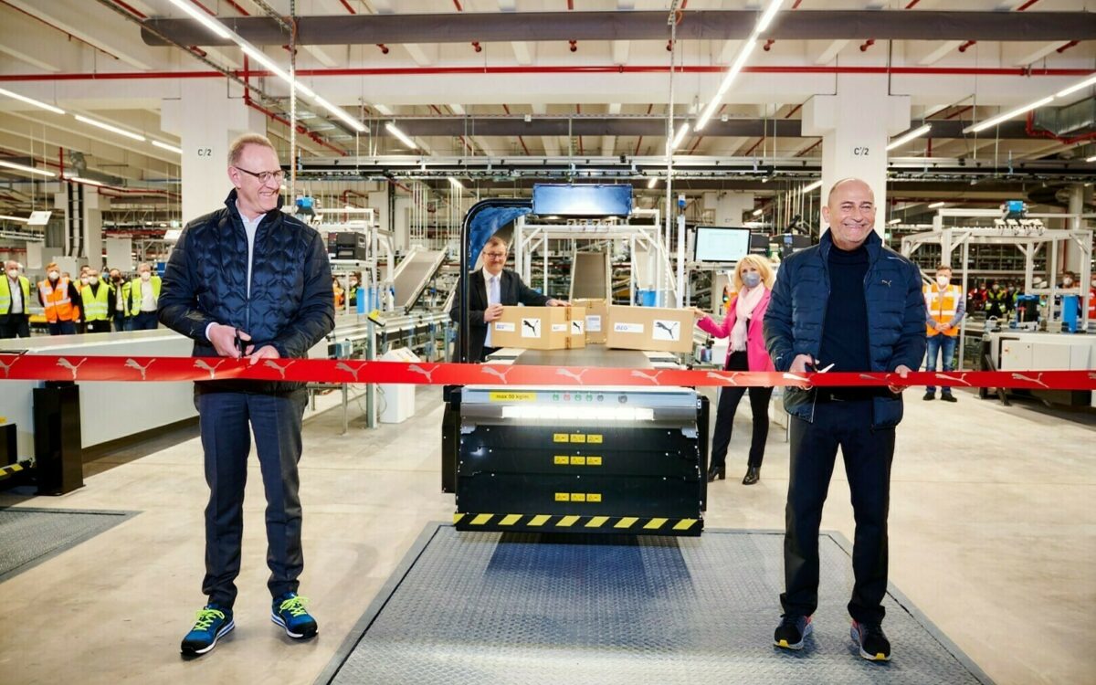 Die Eröffnung des neuen Puma Logistikzentrums in Geiselwind Die Eröffnung des neuen Puma Logistikzentrums in Geiselwind